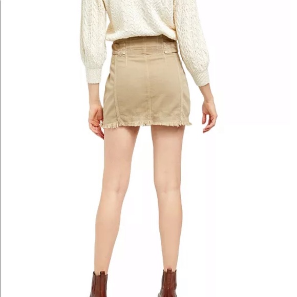 Free People High Waisted Mini Skirt Utility 8 - Picture 5 of 12